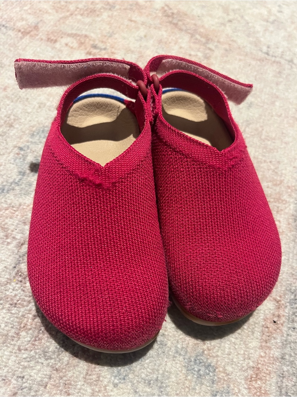 Rothy's Kids Slip-On Clogs in Hot Pink